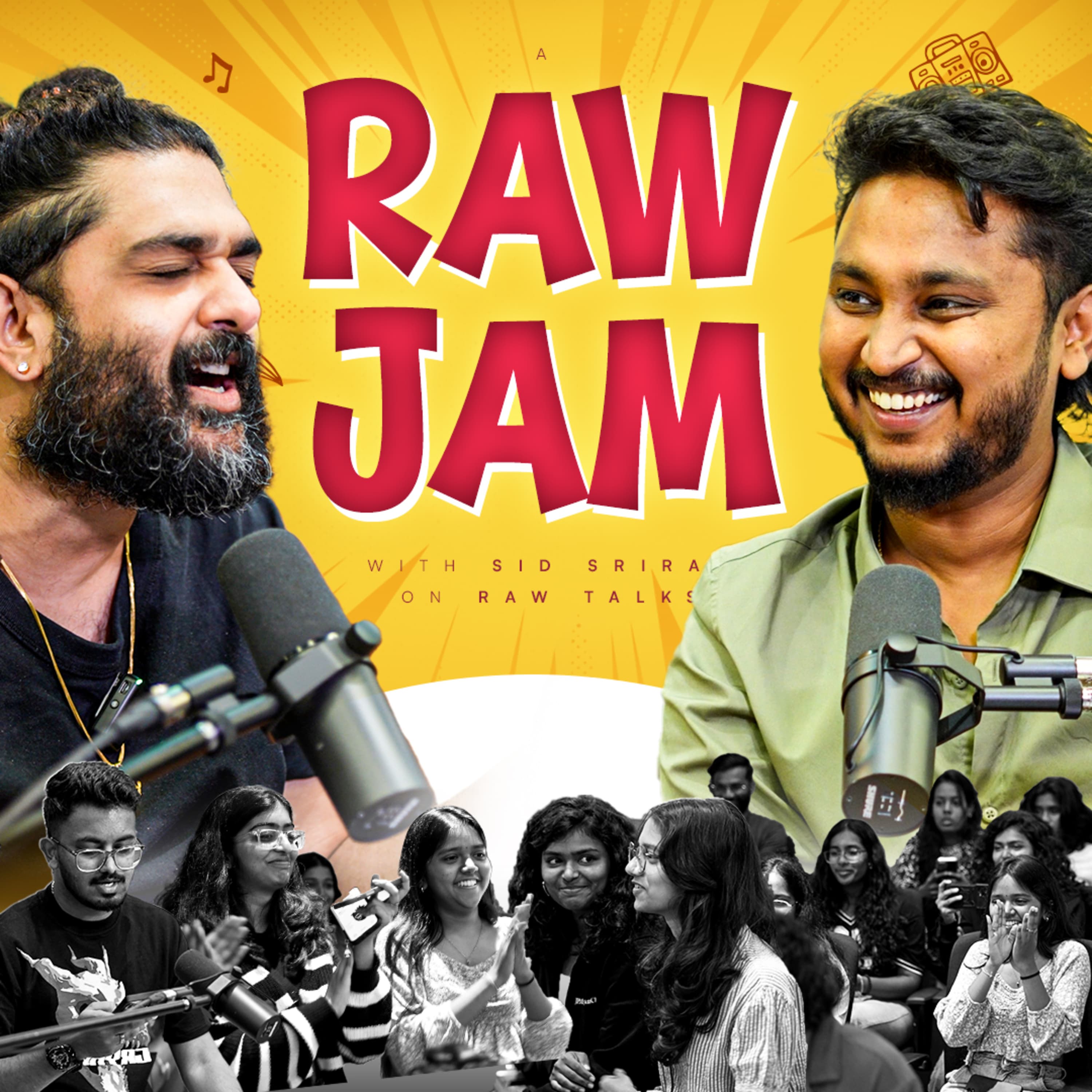 RAW JAM ❤️🔥| THIS IS A SPECIAL ONEEEE!!!! | RAW TALKS WITH VK FT. SID SRIRAM | RawTalks Telugu Podcastv