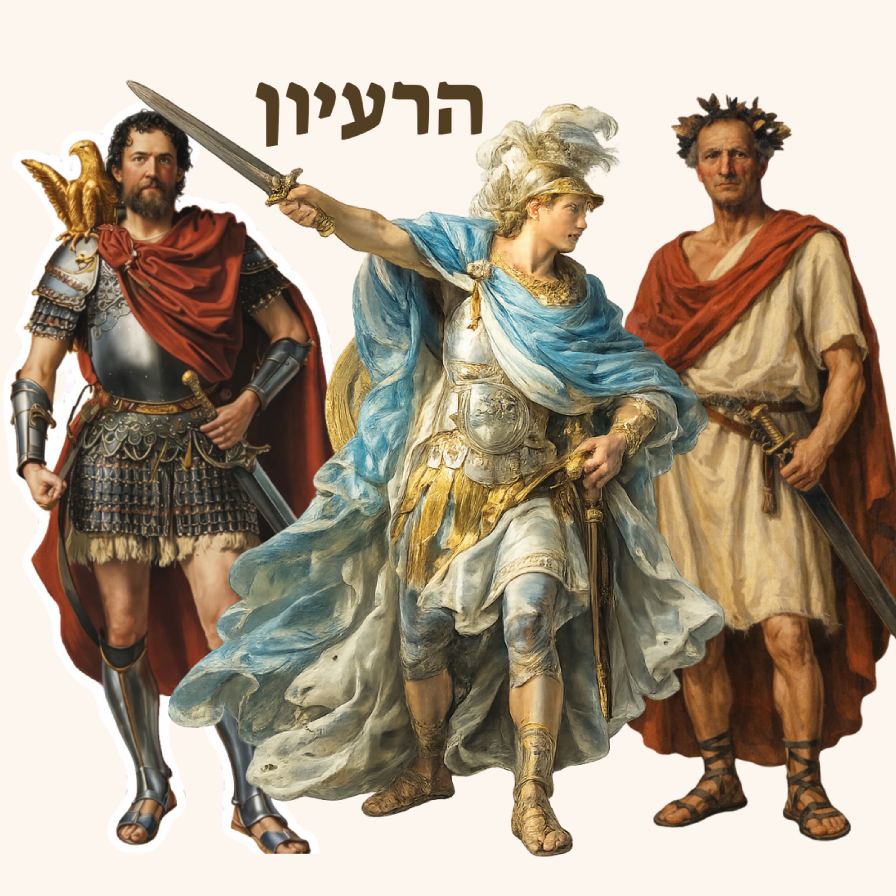 אלכסנדר, יוליוס וחניבעל | תחומי עניין מקדמים