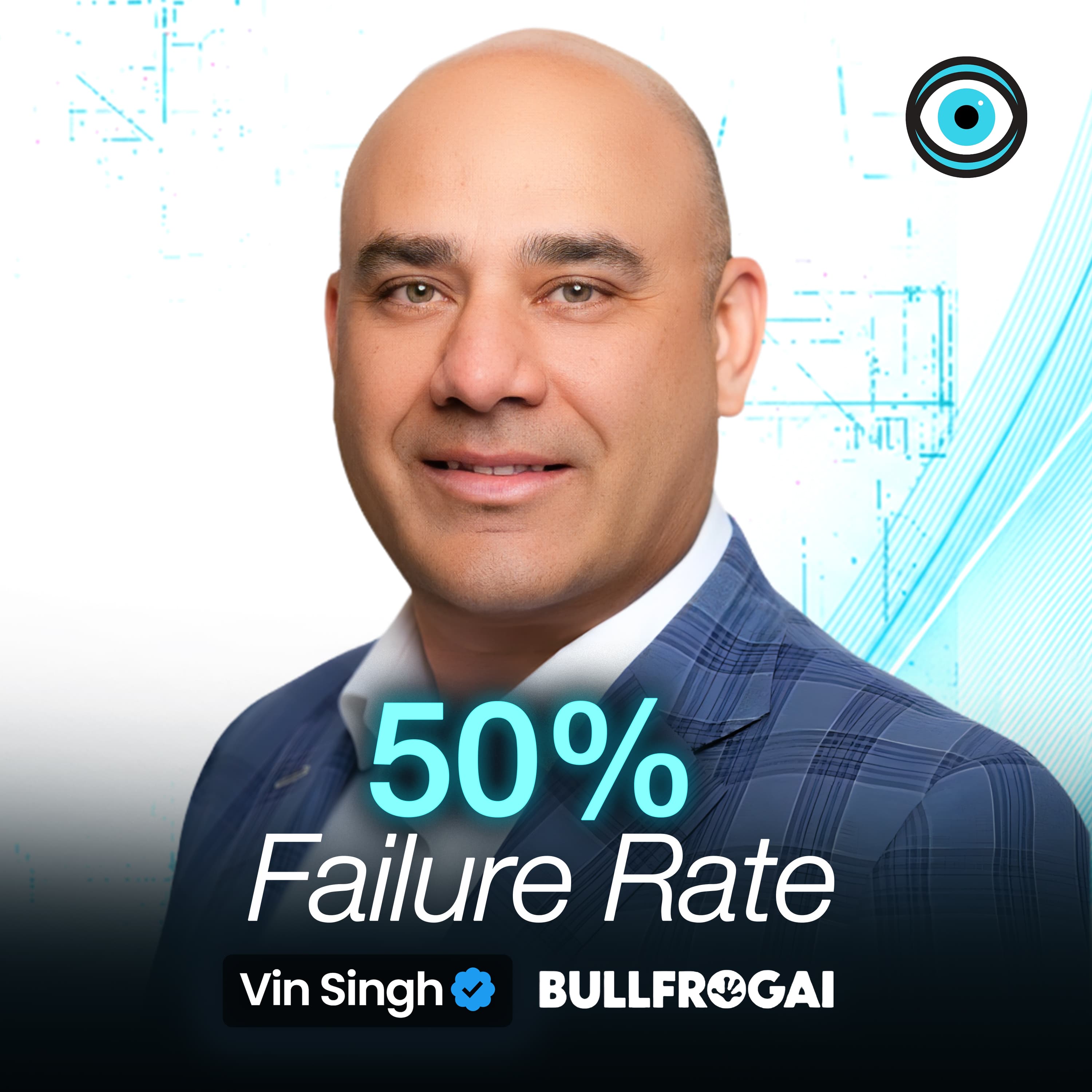 Big Pharma Fails 50% of the Time in Phase Three. AI Can Fix That | Vin Singh, BullFrog AI