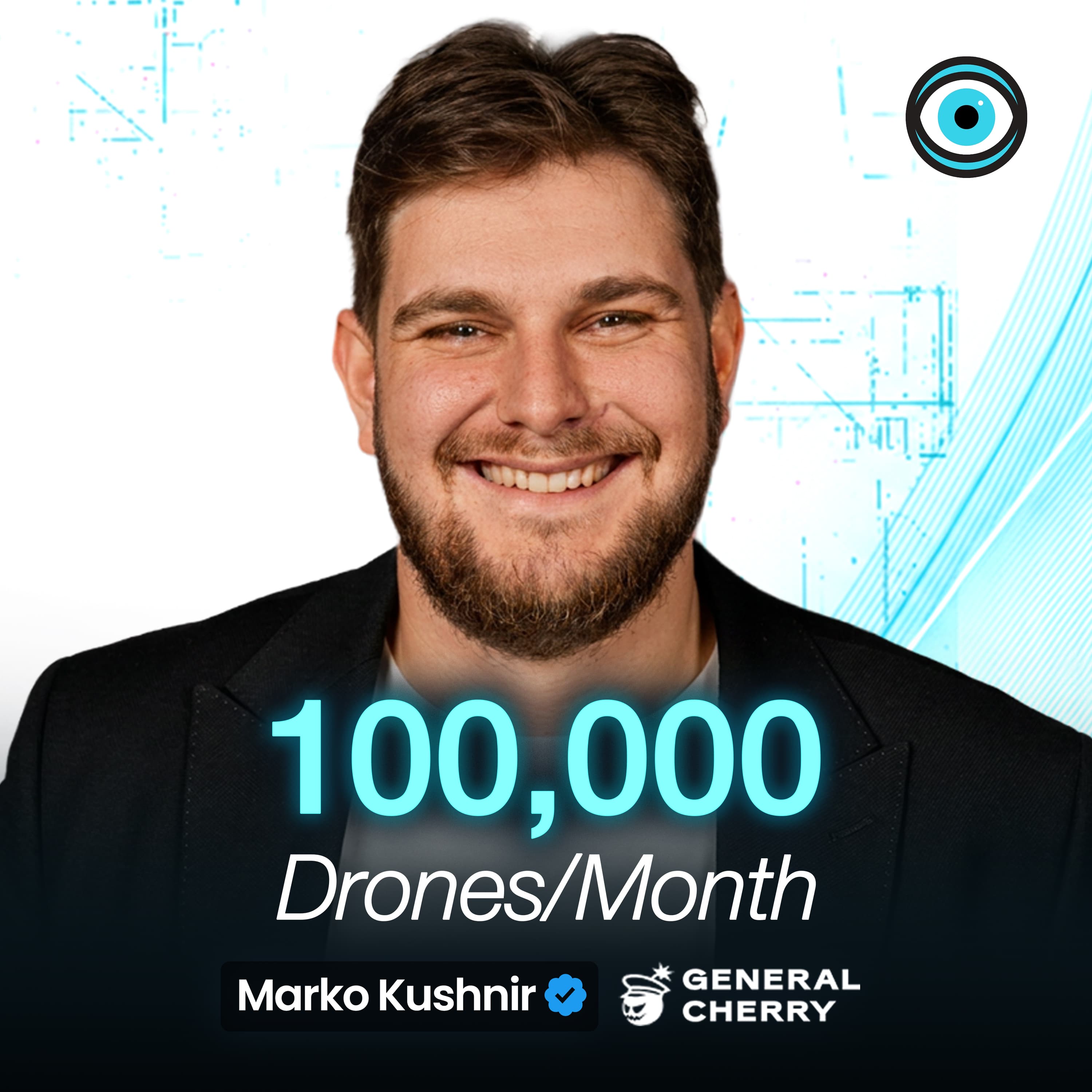 From 10 Drones a Month to Nearly 100,000 — Inside Ukraine's Largest Drone Manufacturer | Marko Kushnir, General Cherry